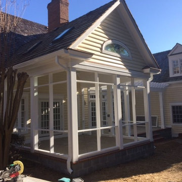 White Screen Tight system Screen Porch, Wilmington NC