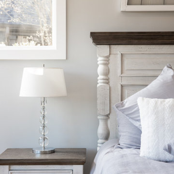 Owner's Suite Bedside Detail with Turned-Post Bed