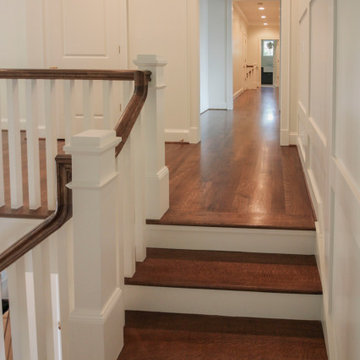 Project #77 | Elegant Traditional Stair with Two-Sided Balcony