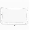 Sunbrella Cast Silver/Canvas Melon Outdoor Pillow Set, 12x18