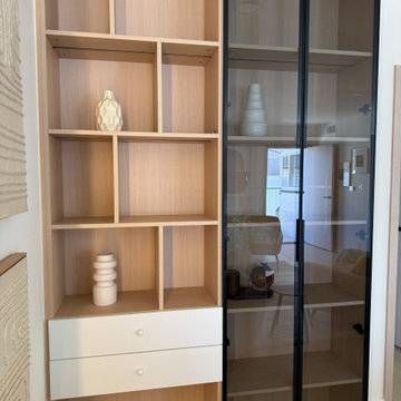 Custom Built-In Display Cabinet with LED Lighting | Modern Storage Design