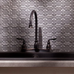 Fasade Traditional 6 in Argent Silver - Home Decor