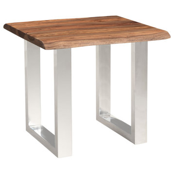 Brownstone 2.0 and Stainless Steel End Table