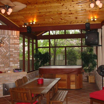 SCREENED OUTDOOR FAMILY ROOM ADDITION