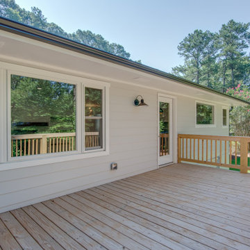 Spacious Covered Back Deck for Outdoor Living