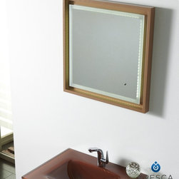 Fresca Platinum Napoli 24" Bathroom Mirror FPMR7562CP - Bathroom Mirrors