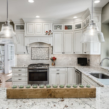 Bishop White with Chocolate Glaze kitchen