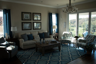 Transitional home design in San Diego.