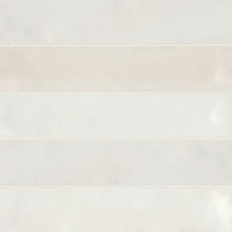 Celine 2.5" x 12" Glossy Porcelain Floor & Wall Tile, White (22-pack/4.3 sqft.)