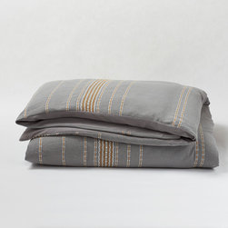 Rippled Stripe Duvet Cover - Products