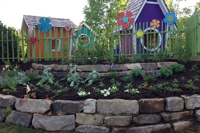 Inspiration for a large eclectic kids' room remodel in Atlanta
