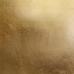 Scalamandre - Gold Leaf Wallpaper, 8 Yards, Gold Metal - 50% METAL;50% NON-WOVEN SUBSTRATE