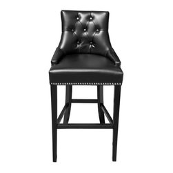 ARTeFAC - Tufted Leather Stool - Bar Stools And Counter Stools