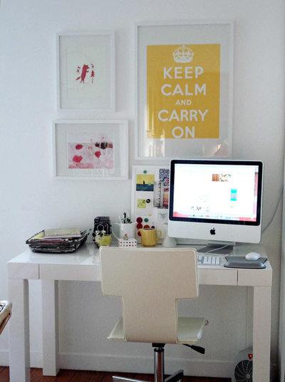 Contemporary Home Office by SFGIRLBYBAY