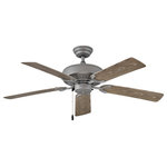 Hinkley - Hinkley 901652FGT-NWA Oasis 52" Fan, Graphite - Part of the Regency Series, Oasis offers a simple yet classic all-you-need design. Available, Appliance White, Brushed Nickel, Graphite, Matte Black or Metallic Matte Bronze finish options, Oasis is so versatile; it can be used for both indoor and outdoor spaces. Blades are included with every fan.