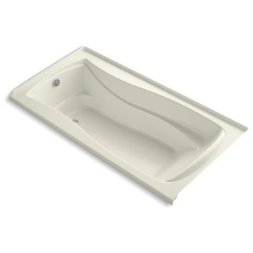Kohler Mariposa 72"x36" Alcove Bath and Left-Hand Drain, Biscuit
