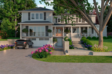 Example of an exterior home design in Miami