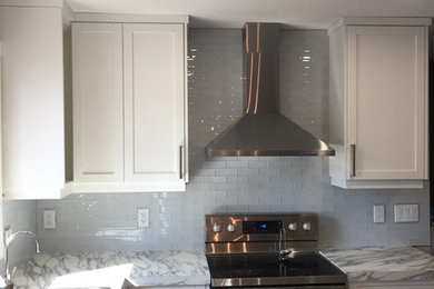 Inspiration for a contemporary kitchen remodel in Other