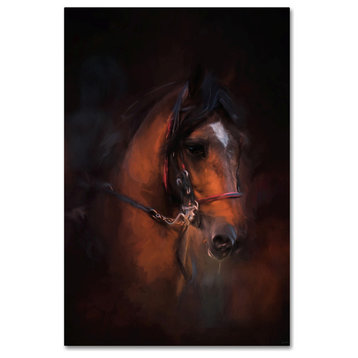 Jai Johnson 'At The Horse Show 1' Canvas Art, 19 x 12
