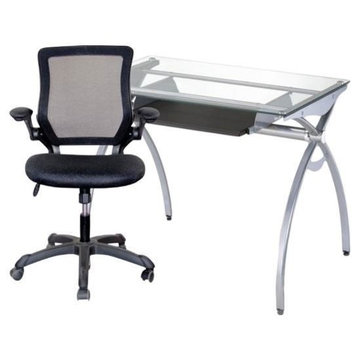 2 Piece Office Set with Desk and Chair