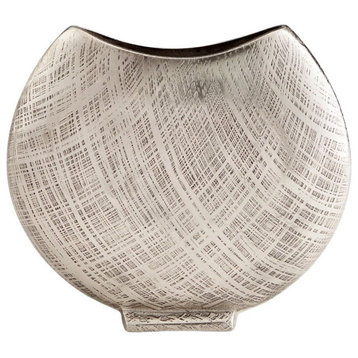 Cyan Lighting Corinne - 10.5" Small Vase, Antique Silver Finish