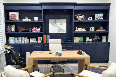Home office - modern home office idea in Other