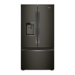 Whirlpool&reg; 36-inch Wide Counter Depth French Door Refrigerator - 24 cu. ft. - Refrigerators