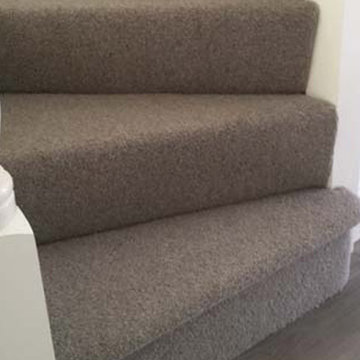 Grey Carpet to Stairs in Private Residence