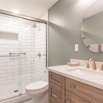 Renovated Hallway Bathroom