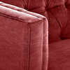 Avenue 405 Kathryn Tufted Oversized Chair, Berry