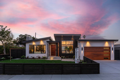 Example of a minimalist exterior home design in San Francisco