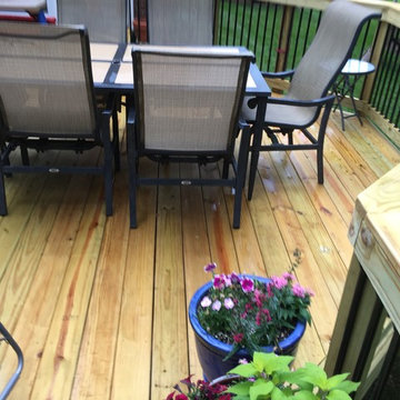 Two Story Wood Deck Design by Archadeck of Chicagoland
