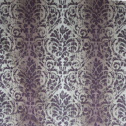 Baroque Mulberry Roman blind, curtain and cushion fabric - Roman Shades