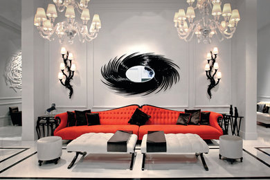 Example of a living room design in Philadelphia