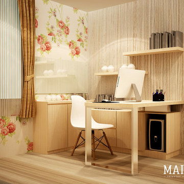 Flowery Study Room Interior