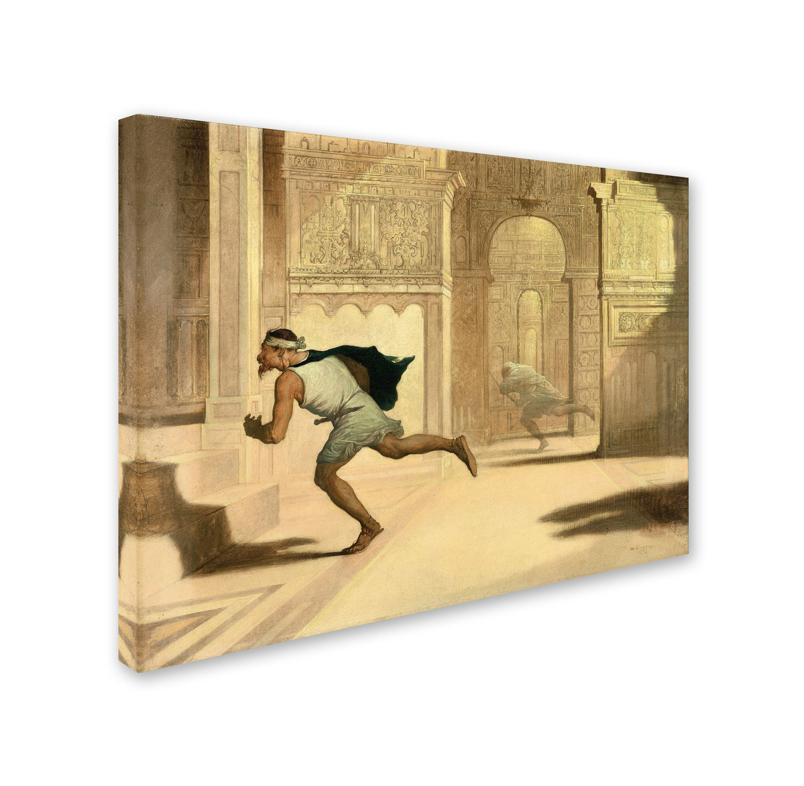 William Rimmer 'Flight And Pursuit' Canvas Art, 19