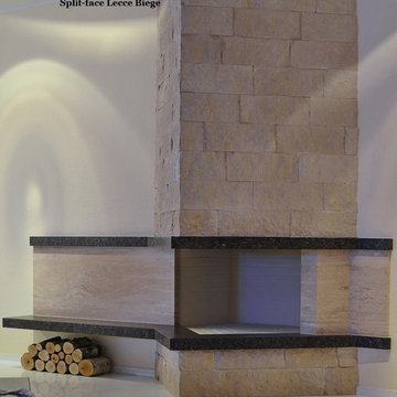 Interior Cladding Walls and Fireplace Walls