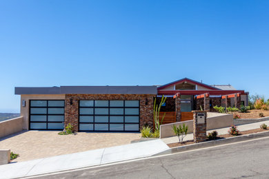 Trendy exterior home photo in Orange County