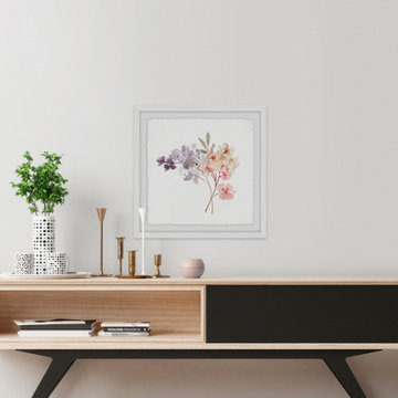 "Watercolor Bouquet 2" Framed Painting Print