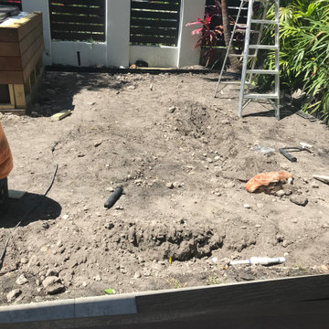 Before the Grass install & landscaping