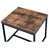 ACME Bob Desk in Weathered Oak and Black, 92396 – Modern Office Desk with Sleek Design