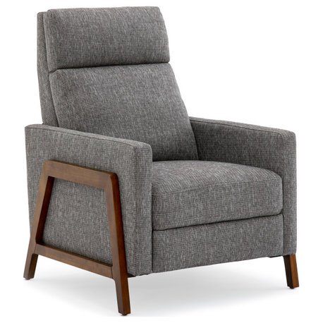 Veneto Push Back Recliner, Performance Fabric, Ashen Gray