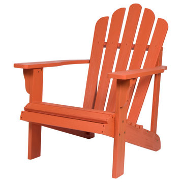 Shine Company Westport II Adirondack Chair With Hydro-Tex Finish, Organic Pumpki