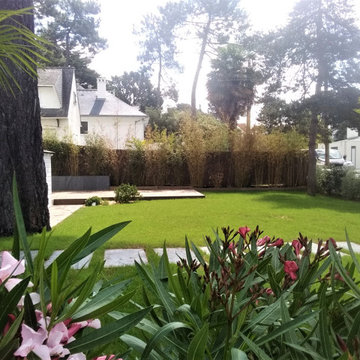 Aménagement d'un jardin en bord de mer