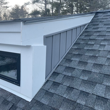Board and Batten siding and window replacement in Worcester, MA