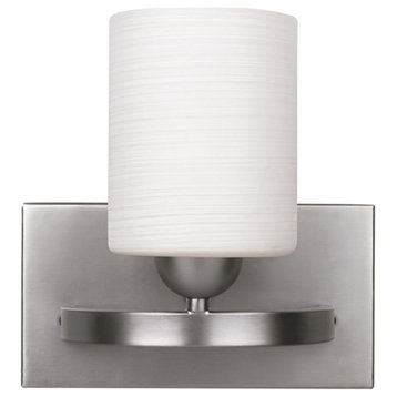 Canarm Hampton 1-LT Vanity Light IVL370A01BPT, Brushed Pewter