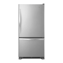 Whirlpool&reg; 19 cu. ft. Bottom-Freezer Refrigerator with Freezer Drawer - Refrigerators