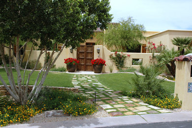 This is an example of a traditional garden in Los Angeles.