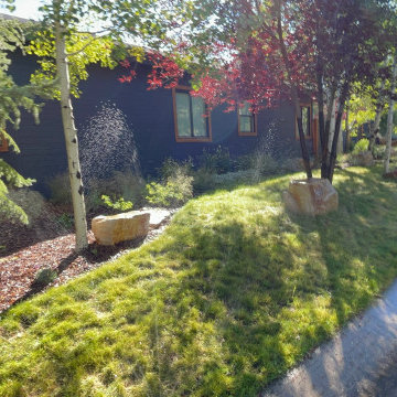 Park City planting, mulch, maintenance, overseed