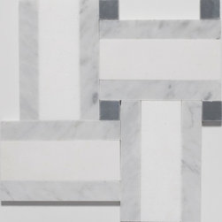 Giant Basketweave Mosaic Tiles - Mosaic Tile
